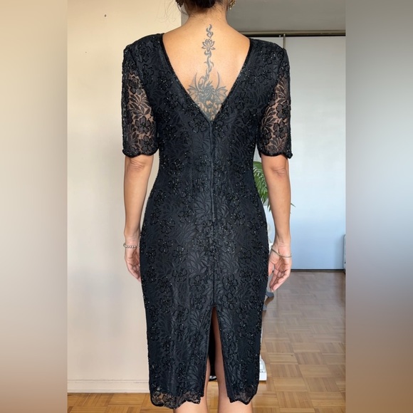 ❌SOLD ON MY IG Vintage Beaded Cocktail Dress - Picture 6 of 15